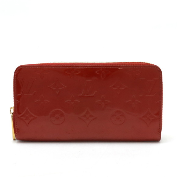 Louis Vuitton Wallet long Vernis Pomme dAmour Zippy zip red - Picture 1 of 9